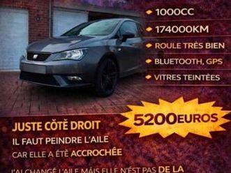 ② seat ibiza 2016 1.000cc — seat — 2ememain
