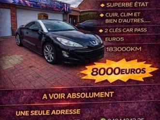 ② peugeot rcz 2011 2.0hdi — peugeot — 2ememain