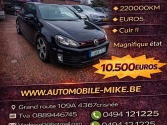 ② vw golf vi gti 2011 superbe !! — volkswagen — 2ememain