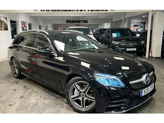 mercedes-benz c 200 t d 9g-tronic amg gps värmare se spec