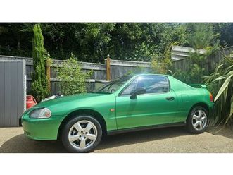 1992 honda crx auto vert manuel, 4 vitesses conduite à dr...