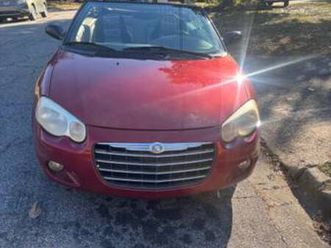 2006 chrysler sebring convertible 127k miles asking $2000