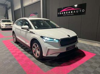 skoda enyaq iv 60 + première main + apple carplay + caméra de recul + attelage + keyless go
