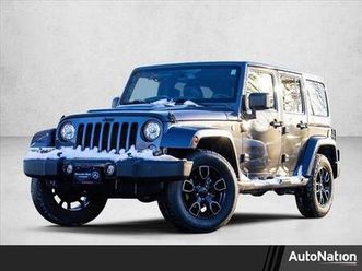 2018 jeep wrangler jk unlimited 4x4 4wd suv altitude convertible