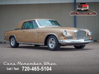 1963 studebaker gt gran turismo | supercharged 4-speed