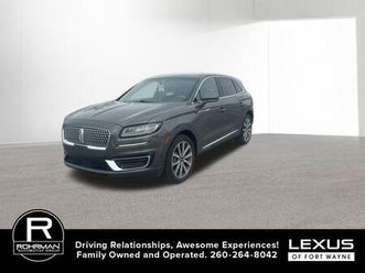used 2019 lincoln nautilus select
