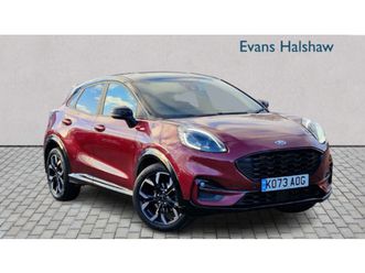 ford puma 1.0 ecoboost hybrid mhev vivid ruby edition 5dr