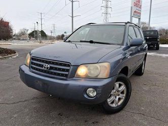 used 2003 toyota highlander limited
