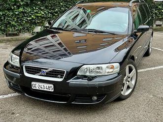 jolie volvo v70 r 2.5t awd break noir expertisée. canton genève