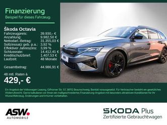 skoda octavia rs combi 2,0 tsi dsg led navi pano ahk