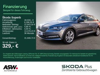 skoda superb combi style 4x4 2,0 tdi dsg led navi ahk