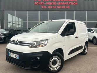citroën berlingo van iii m 650kg bluehdi 100 s&s driver / gps / caméra / 2019 / 111 848 kms / 9 990 ttc - 8 325 ht