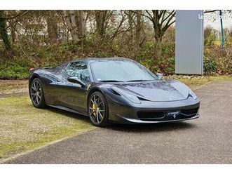 ferrari 458 spider carbone sieges goldrake origine france charles pozzi