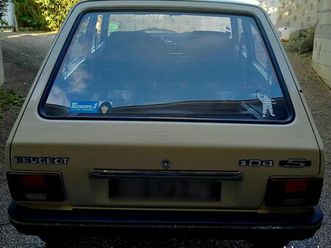 superbe peugeot 104 s