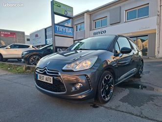 citroën ds3 1,6 ess 156 cv 123501 kms année 2012