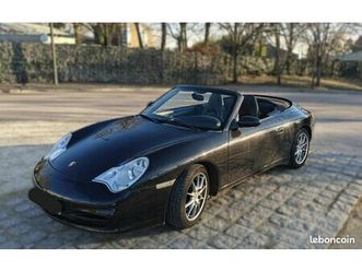 porsche 996 3.6 i cabriolet c4 320cv + historique complet + moteur refait à 120.000km
