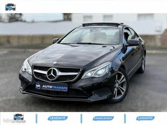 mercedes classe e coupé e 220 d - auto 9g-tronic fascination - garantie 6 mois constructeur - à part de 190e / mois