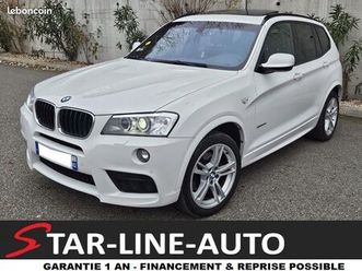 bmw x3 f25 lci xdrive 20d 190 m sport a toit pano cam gar 1 an b