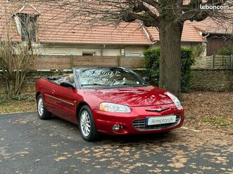 chrysler sebring lx cabriolet 2.0 141ch 62000kms état exceptionnel garantie