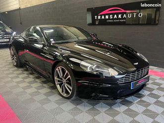 aston martin dbs 6.0 v12 coupé carbon black edition - pack carbone - sièges électrique à mémoire - bang olufsen