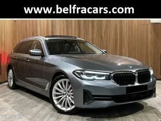 bmw série 5 touring 520i 163ch auto toitpano/cam360/cuirchauf/regvit/carplay/pdc/gar12mois