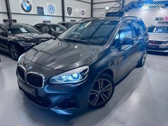 bmw série 2 218 i 140cv gran tourer pack -m 7-places led camera cuir garantie -12 mois