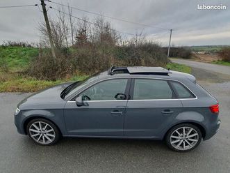 audi a3 sportback 35 tdi 150ch luxe s-tronic 7 grise 8 cv, 5 portes