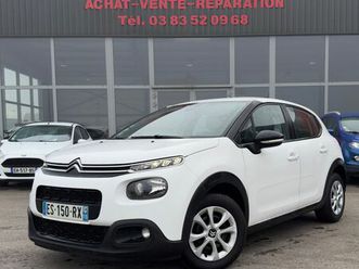 citroën c3 iii bluehdi 75ch feel / 5 places / bluetooth / climatisation / 2017 / 147 309 kms