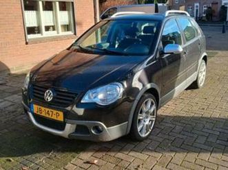 volkswagen polo 1.4 16v 59kw cross 2006 zwart — volkswagen — marktplaats