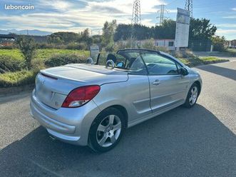 ◊ peugeot 207 cc 1.6 hdi 112 ch - diesel - phase 2 - décapotable gris