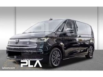 volkswagen multivan 7 places vii t7 court 1.4 e hybride 218cv + tablette + camera + portes electriques + att remorque + acc