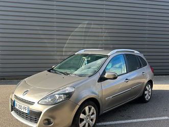 renault clio iii phase 2 estate dynamique 1.5 dci 85 cv bluetooth cuir attelage