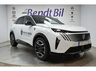 peugeot e-3008 gt winter edt ink vinterhjul 523km räckvidd