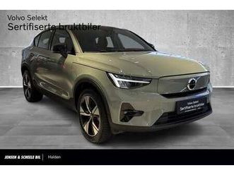 volvo c40 recharge single motor plus - hengerfeste, glasstak 2023 grønn