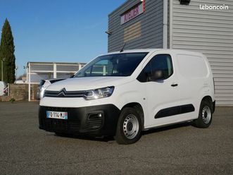 citroen berlingo m 650kg blue-hdi 100 driver 3 places 2020 s&s caméra gps 77500kms