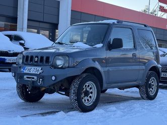 suzuki jimny 1,3 4wd 3d - juuri katsastettu! suomi-auto, moottorilämmitin, vetokoukku, vinssi
