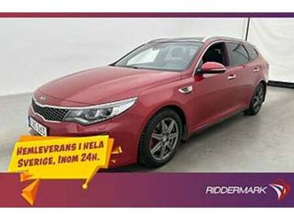 kia optima sw gt 2.0 turbo 245hk pano h/k skinn värmare navi