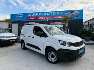 peugeot partner asphalt bluehdi bluehdi 100 ch 1ere main 06/2020 gps carplay+camera