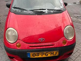 daewoo matiz 1.0 2004 rood — daewoo — marktplaats