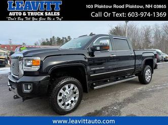 2017 gmc sierra 2500hd denali 6.6l duramax diesel 4x4 sharp truck!