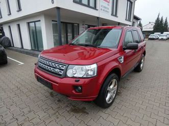 land rover freelander 2 s td4 alu leder allrad ahk rot met.
