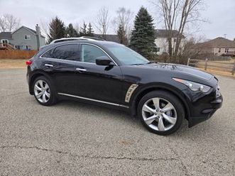 extremely rare 2009 infiniti fx50s (low miles! loaded!)