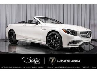 used 2017 mercedes-benz amg s 65 amg s 65 cabriolet