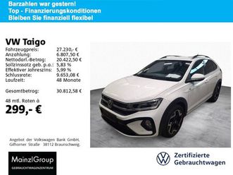 taigo 1.5 tsi dsg r-line ahk matrix acc navi shz