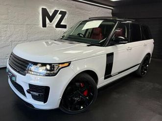 range rover autobiography 5.0 v8 ghost immobiliser - red leather