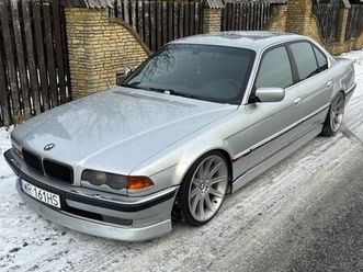 bmw e38 735i m62b35nv 235km manual+lpg gaz sekwencja 19’ gwint styl95 radom • olx.pl