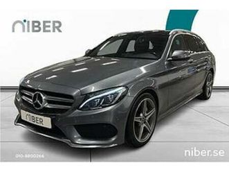 mercedes-benz c 220 d 4matic amg, pano, värmare, kamera