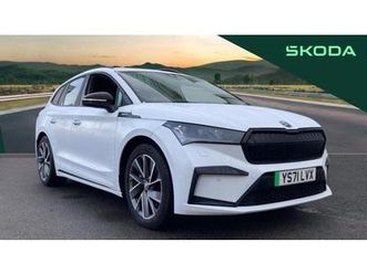 2022 skoda enyaq 195kw 80x sportline 82kwh 4x4 5dr auto estate electric automatic