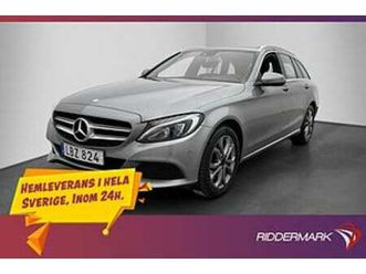 mercedes-benz c 220 t d 170hk avantgarde halvskinn sensorer