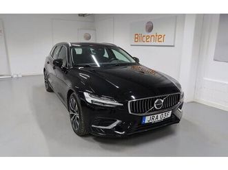 volvo v60 recharge t6 awd long range v-däck ingår drag-kamera-navi-värma